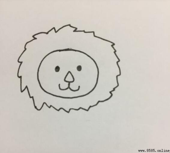 狮子简笔画教程：7步轻松绘制