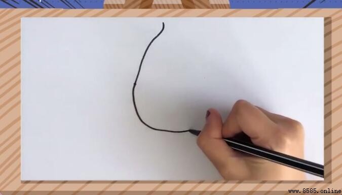 水滴简笔画怎么画