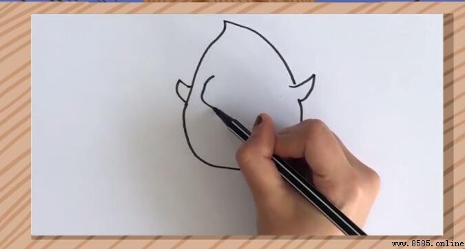 水滴简笔画怎么画