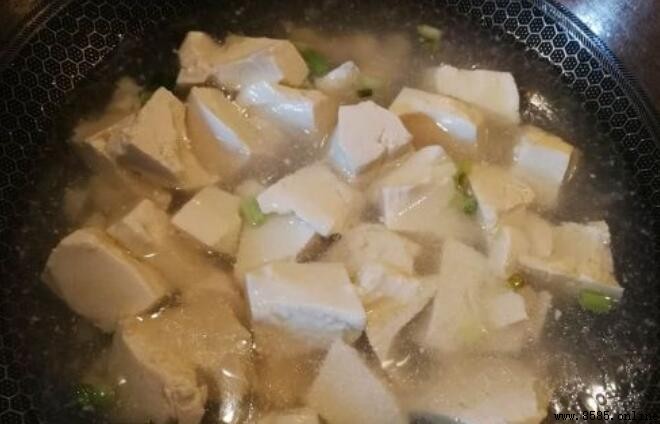 海蛎子肉燉豆腐的步驟