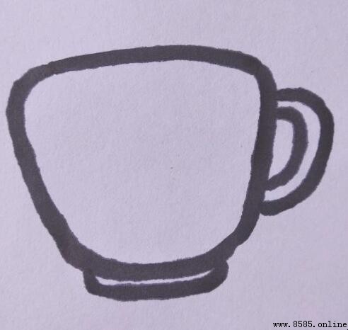 茶杯简笔画怎么画