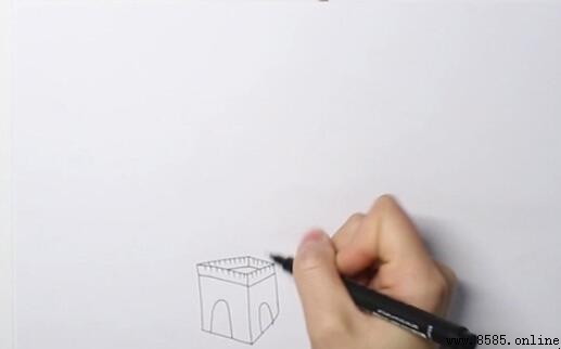 長城簡筆畫步驟教學