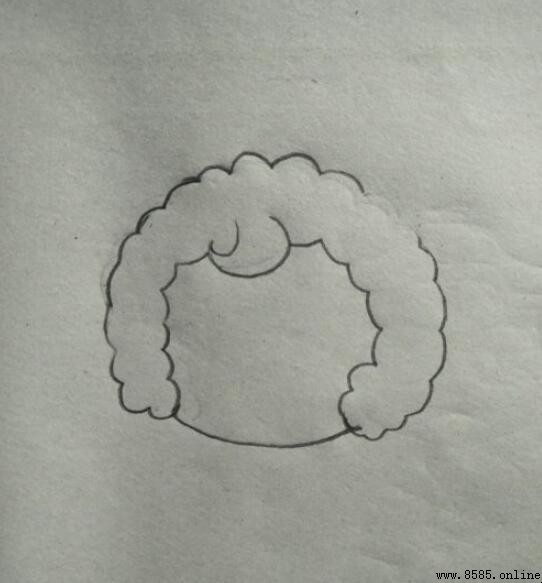 喜羊羊简笔画怎么画