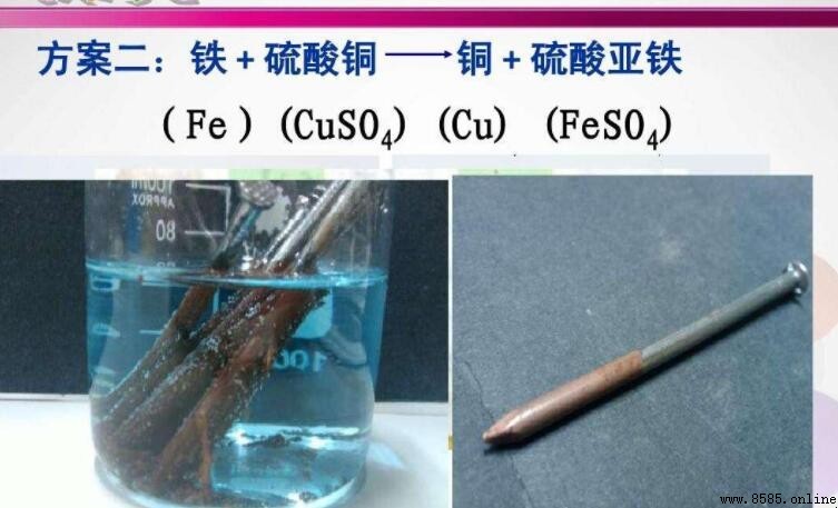 鐵與硫酸銅反應方程式
