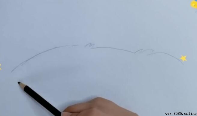 草地简笔画怎么画