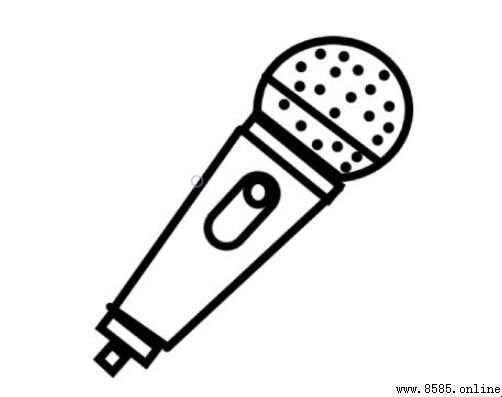 話筒簡筆畫教程：6步勾勒經典麥克風輪廓
