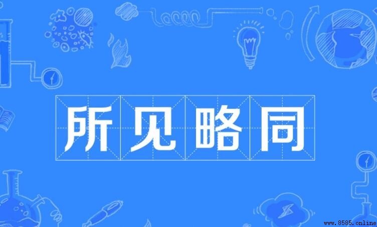 所見略同的意思與用法