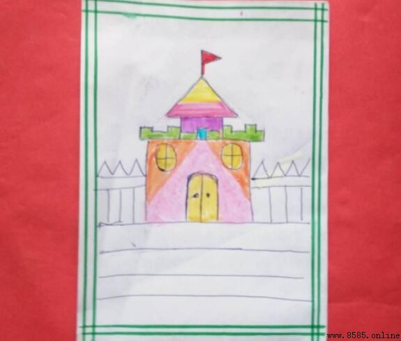 幼兒園簡筆畫分步教學：如何畫出一所可愛的園舍