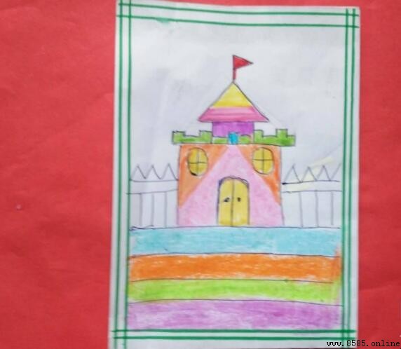 幼兒園簡筆畫分步教學：如何畫出一所可愛的園舍