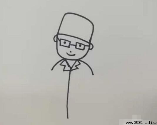 医生简笔画怎么画