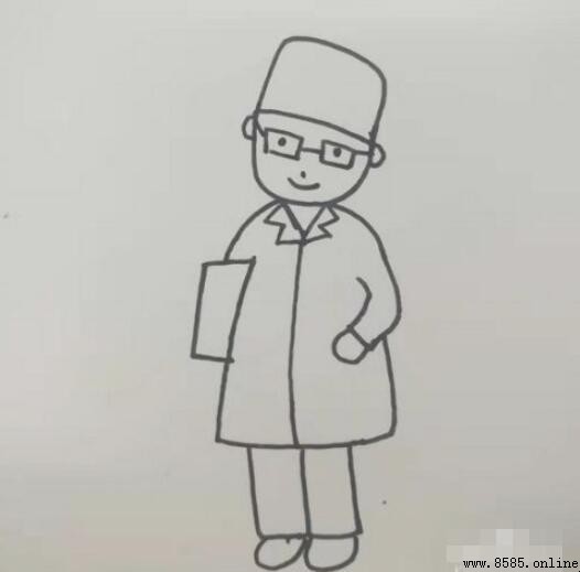 医生简笔画怎么画