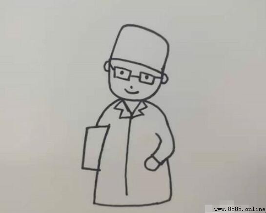 医生简笔画怎么画