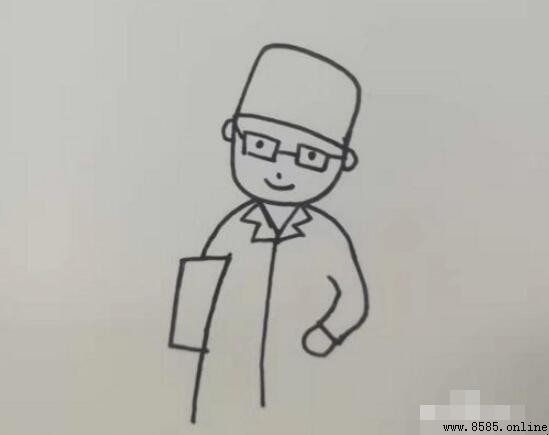 医生简笔画怎么画