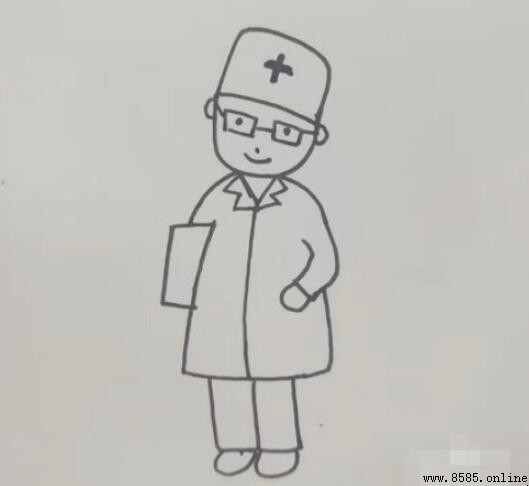 医生简笔画怎么画