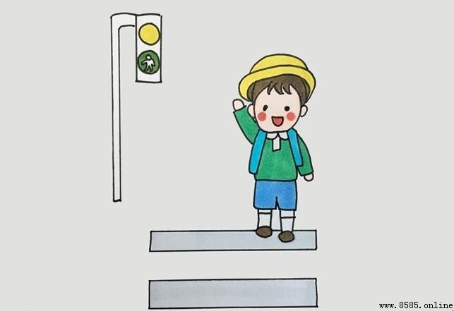 交通標識簡筆畫教學:如何畫出安全警示圖示