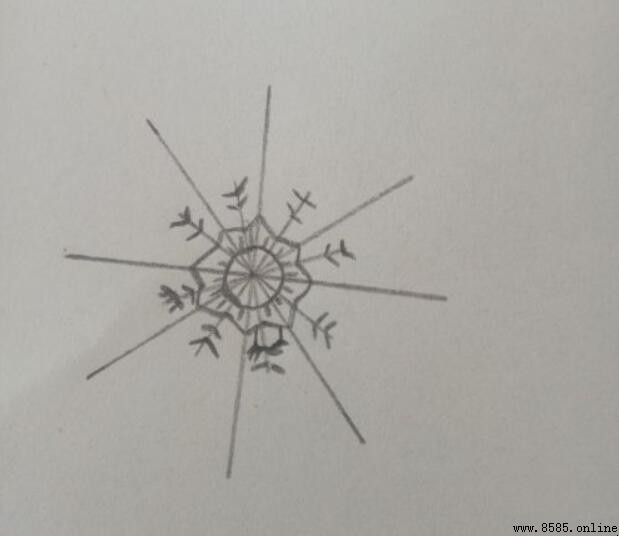 雪的簡筆畫步驟教學