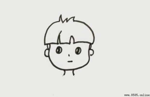波妞和宗介简笔画怎么画