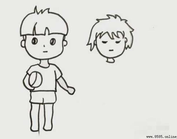 波妞和宗介简笔画怎么画