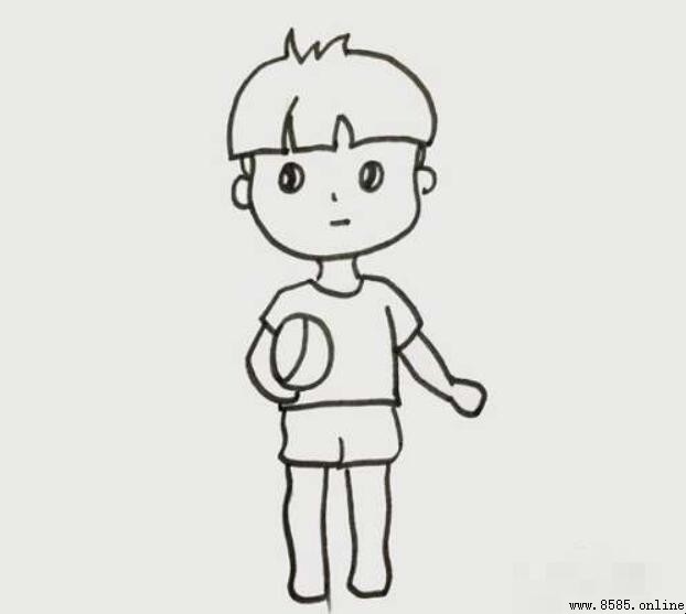波妞和宗介简笔画怎么画