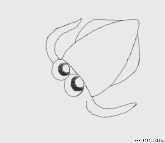 簡筆畫八爪魚教學:一步一步畫出可愛海洋生物