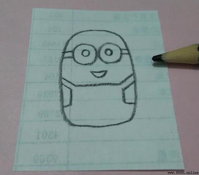 小黃人簡筆畫怎麼畫