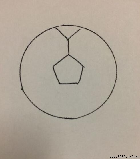 足球简笔画怎么画
