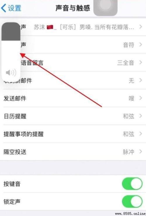 蘋果手機鍵盤聲音如何調大小聲