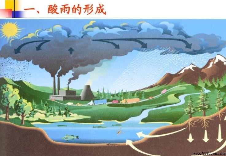 形成酸雨的主要氣體是什麼