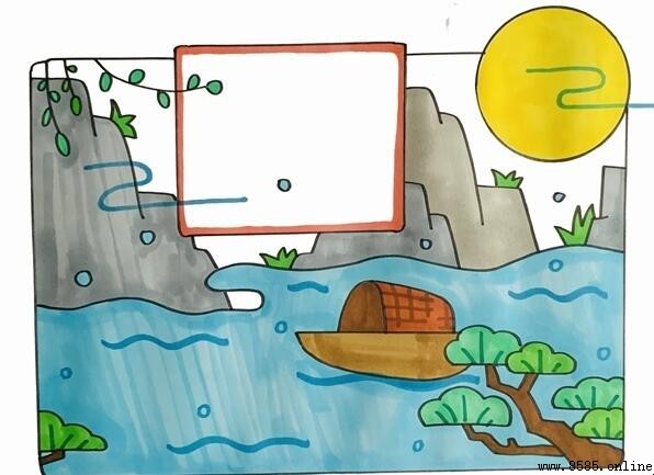 《宿建德江》古詩配畫教程:五步創作意境畫作