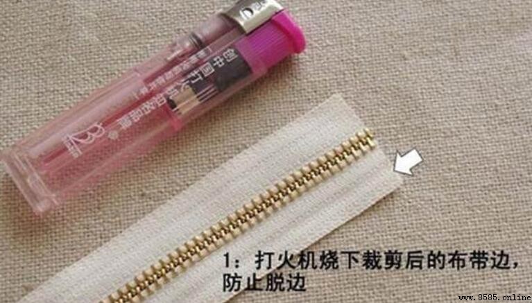 拉链头掉了怎么装回去