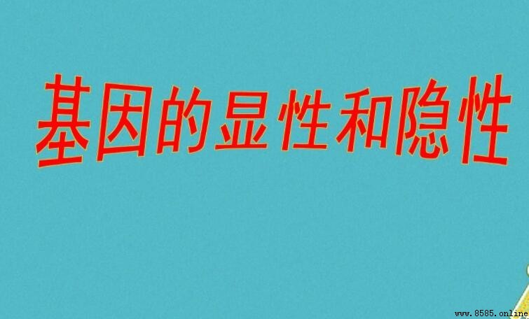 顯性基因與隱性基因的區別