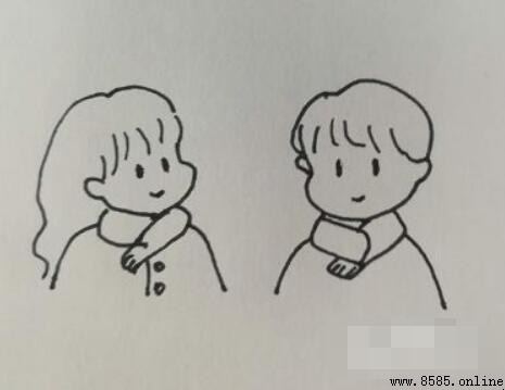 简笔画：情侣绘画步骤全攻略