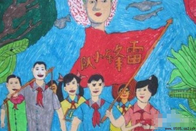 學雷鋒兒童畫怎麼畫:從事跡出發的創作思路