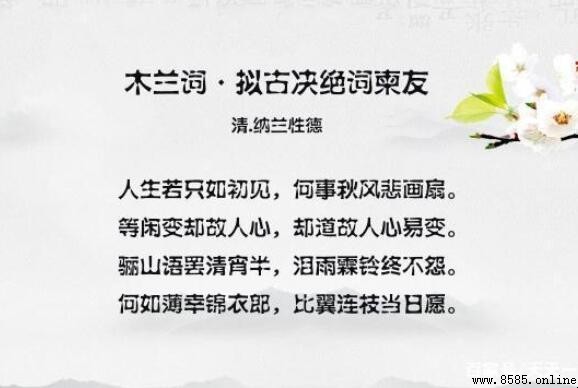 《木蘭詞·擬古決絕詞柬友》全文解析與含義