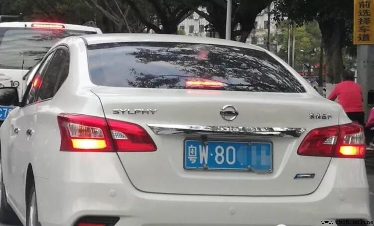 粵W是哪裡的車牌