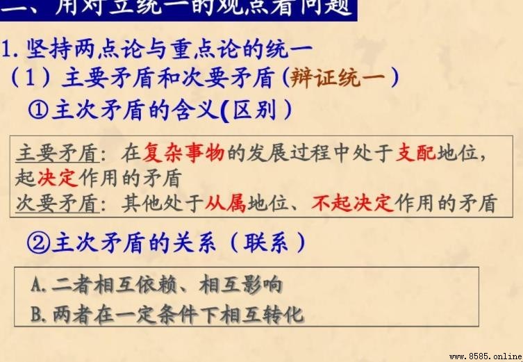 兩點論的含義與辯證法原理