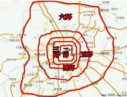 北京六環一圈多少公里