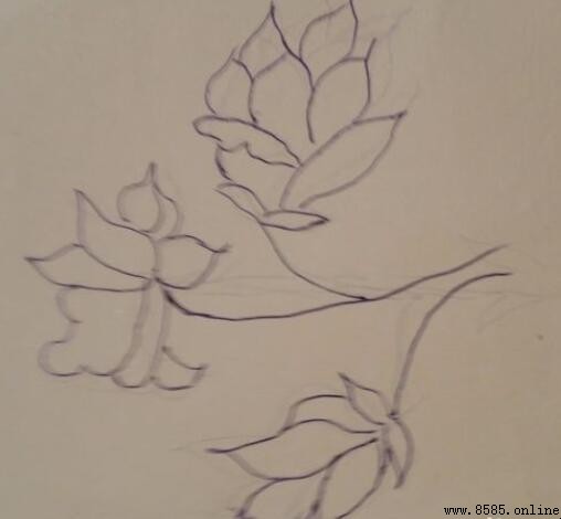 栀子花簡筆畫教程:分步圖教您輕鬆畫