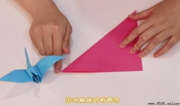 千紙鹤的折法:11步轻松完成