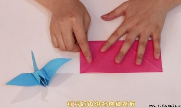 千紙鹤的折法:11步轻松完成