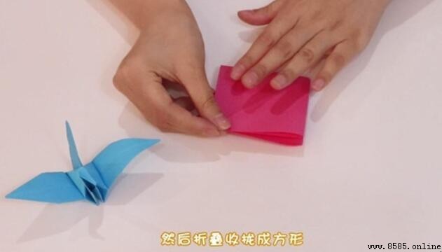 千紙鹤的折法:11步轻松完成