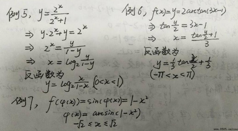 如何求反函數：步驟與範例解析