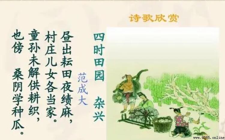 《田園四時雜興》的創作背景與內容解析