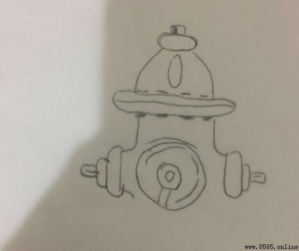 消防栓简笔画绘制步骤指南