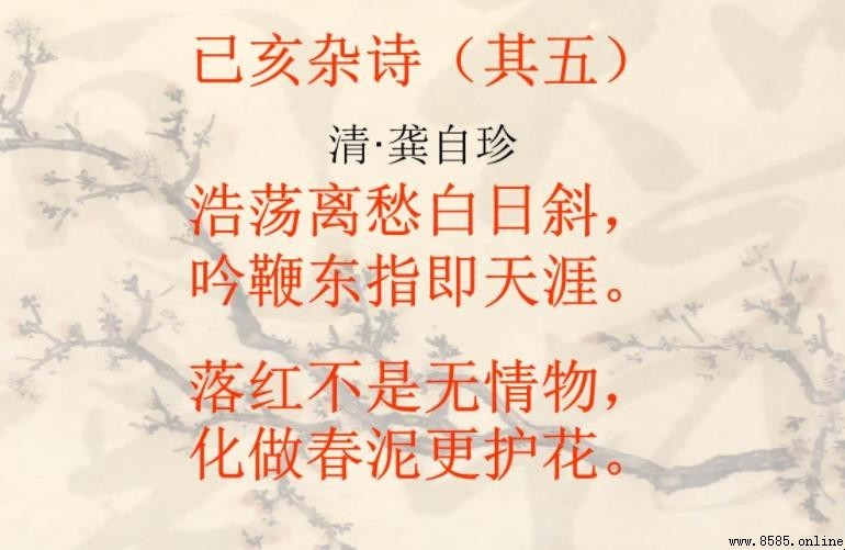 《己亥杂诗》表达了什么情感