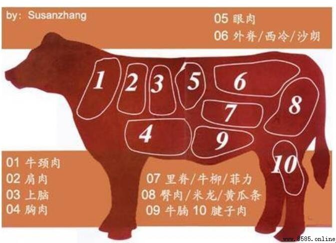 米龍是牛的哪個部位？解析其位置與特點