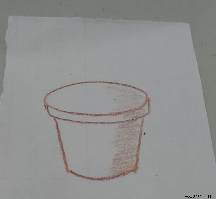 花盆简笔画怎么画