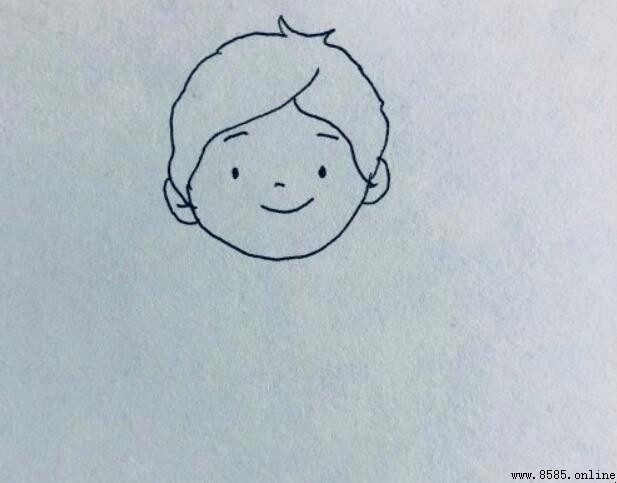 志愿者的简笔画怎么画