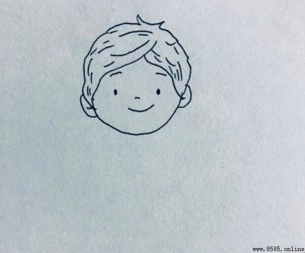 志愿者的简笔画怎么画