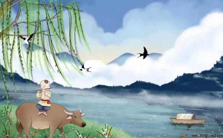 《溪居即事》詩意解析：唐末童趣與自然之美的精緻呈現